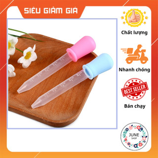 Ống hút bón sữa, bón thuốc cho bé, có vạch chia tỉ lệ loại 5ml