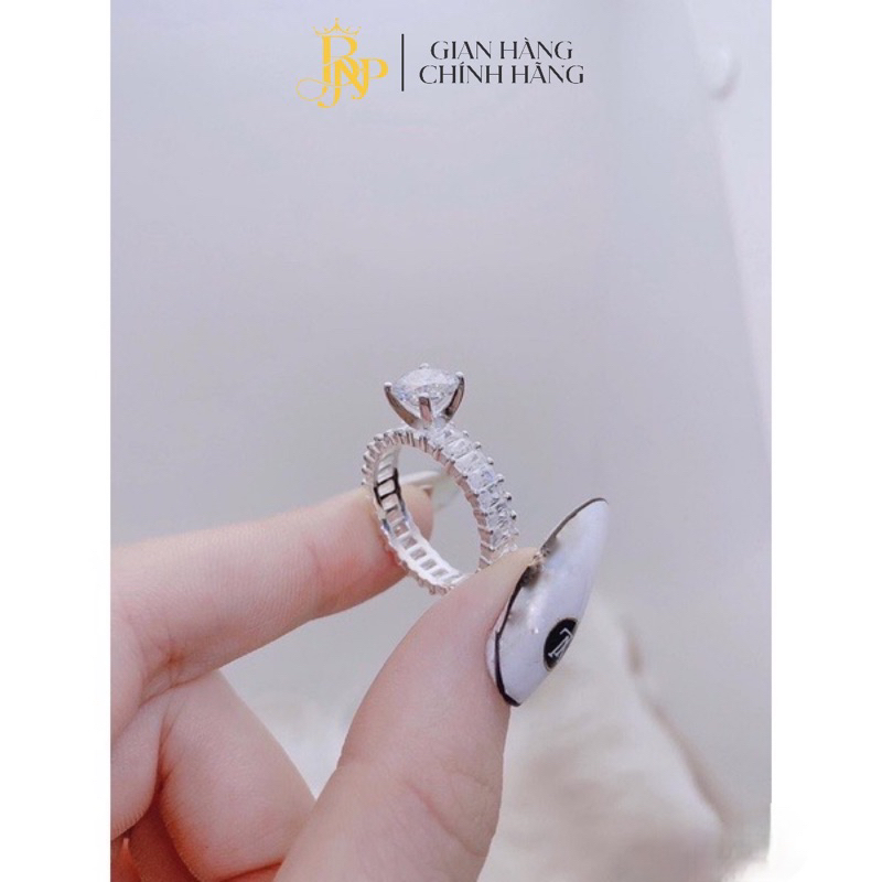 Nhẫn đá ghết đá cao ,bạc BNp