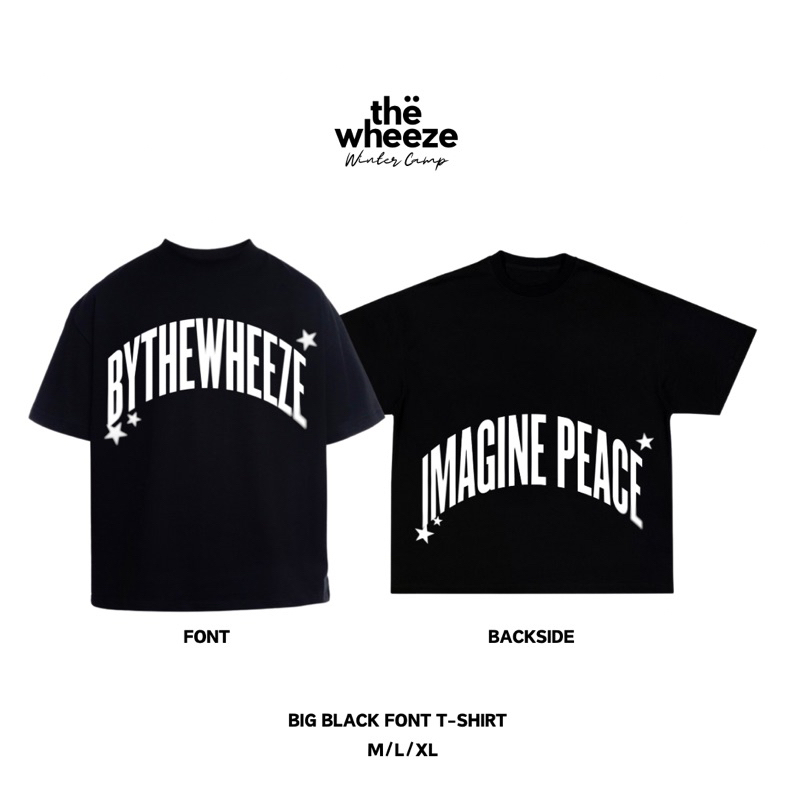 Áo Thun THEWHEEZE In 2 Mặt BIG FONT - Cotton 2C 280gsm