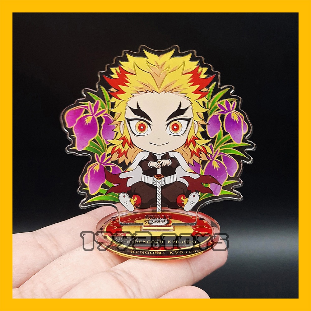 Standee mô hình nhân vật Kimetsu no Yaiba - Chugai Mining Trading Acrylic Stand - Rengoku Kyoujuro Petanko ver