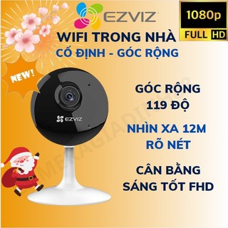 Camera WIFI EZVIZ Trong Nhà C1C-B 2M 1080P Góc Siêu Rộng, Bảo Hành Chính Hãng 24 Tháng