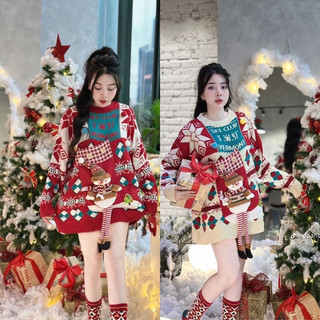 Áo len NOEL 2 màu ( ảnh thật ở cuối)