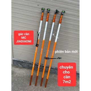 Gác cần carbon mc jiadiaoni cam 2m4 2m7 3m kèm chân xoay 360.gác cần carbon