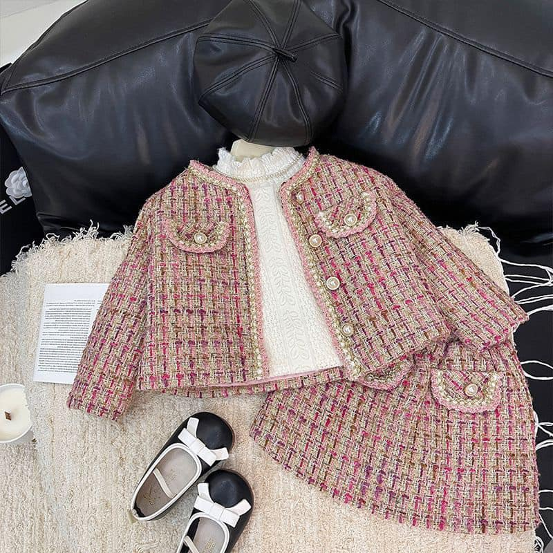 Set dạ xinh cháy phố dành cho bé gái