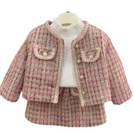 Set dạ xinh cháy phố dành cho bé gái