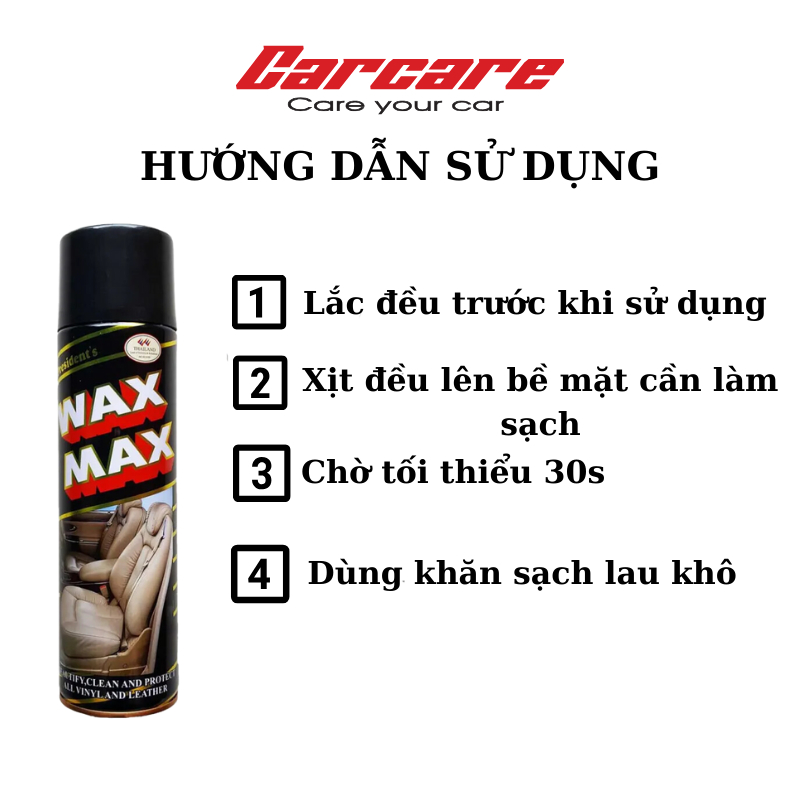 Bình xịt bóng nội thất, đồ da, nhựa...... - Better Car