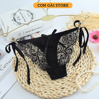 Quần lót nữ lọt khe cột dây xinh xắn gợi cảm vải ren cao cấp TL071 – Con Gái Store