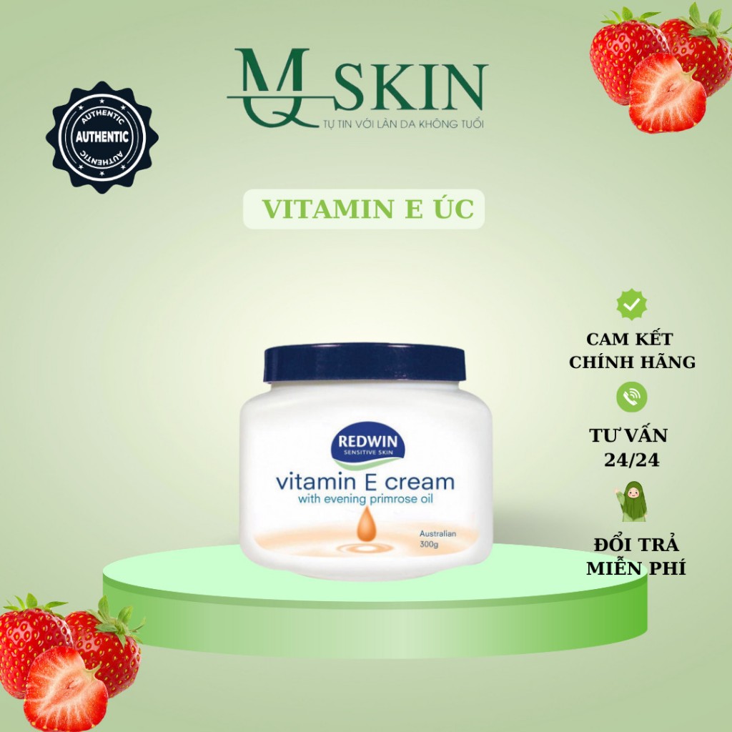 Kem Dưỡng Ẩm Redwin Vitamin E Cream 300g Úc , Giúp Dưỡng Da Mặt Và Body Hết Khô, Nứt Nẻ , Mềm Mịn