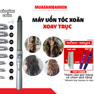 Máy uốn lọn xoăn cao cấp chuyên nghiệp xoay trục 360 độ chuẩn salon tóc Bảo Hành 12 tháng NA1886