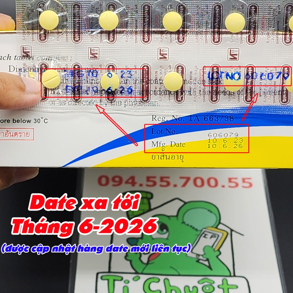 Viên Chống Nôn Ói Thái Lan Thần Thánh Dùng Khi Đi Tàu Xe DATE 2026