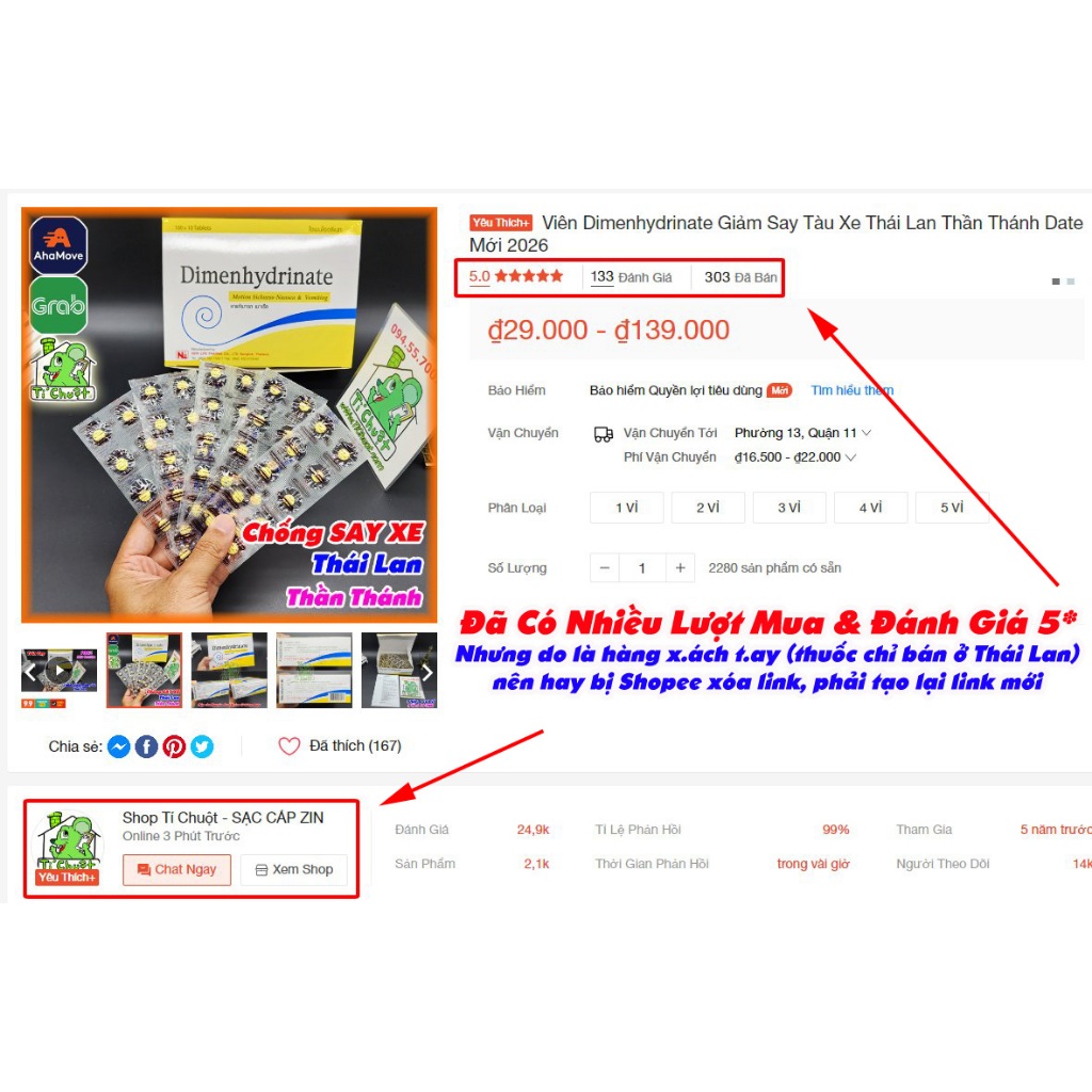 Viên Chống Nôn Ói Thái Lan Thần Thánh Dùng Khi Đi Tàu Xe DATE 2026