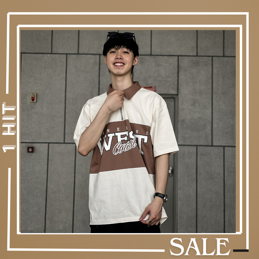 Áo polo West, áo thun nam nữ cộc tay unisex 1hit_unisex