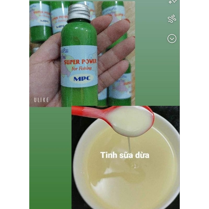 [Tinh Sữa Dừa Câu Cá] Tinh sữa Dừa Thái Lan chai 50ml