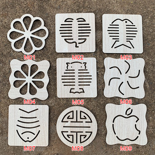 Combo 50|100 đế gỗ lót ly gỗ, lót cốc, lót đế chậu sen cảnh - wooden coasters