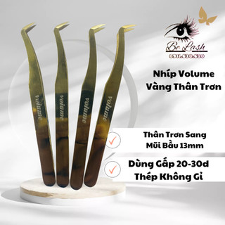 Nhíp nối mi volume vàng , dụng cụ nối mi_ Be Lash