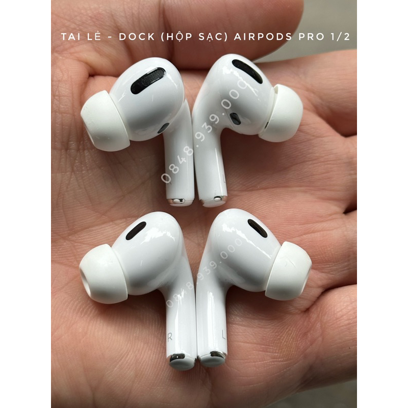 Tai lẻ /dock  thay thế tai nghe @irPods Pro 1 & 2