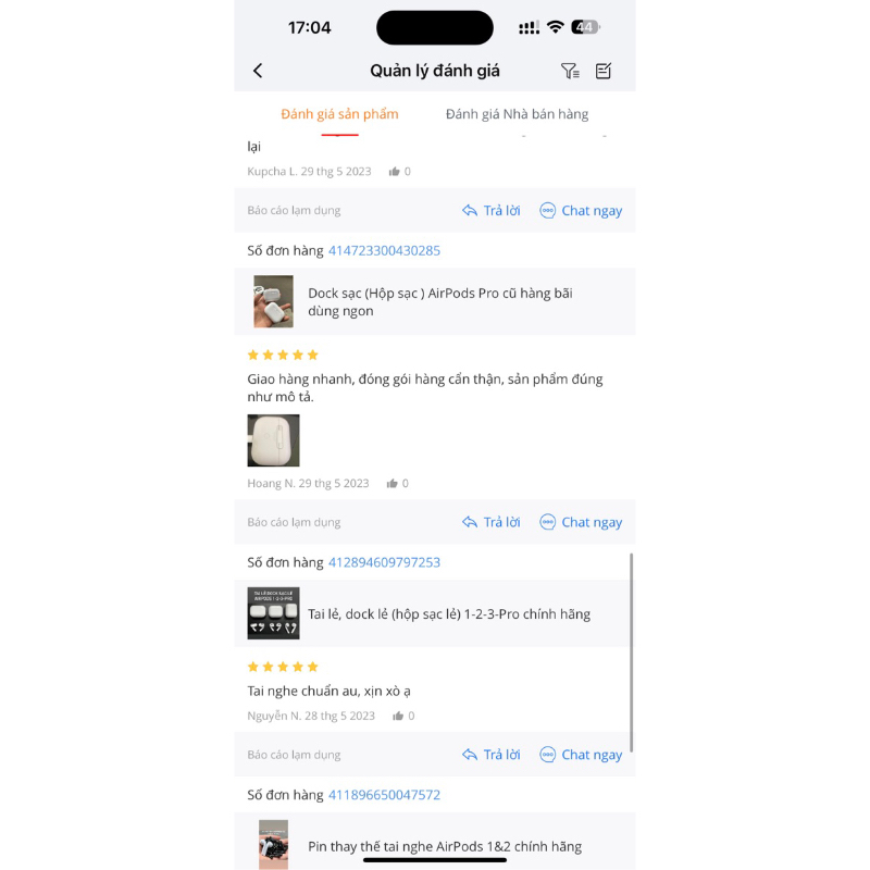 Tai lẻ /dock  thay thế tai nghe @irPods Pro 1 & 2