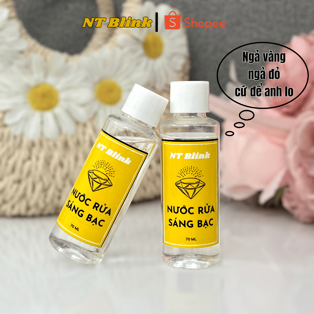 Nước rửa sáng bạc, chuyên dùng cho bạc ngả màu, ố nâu.