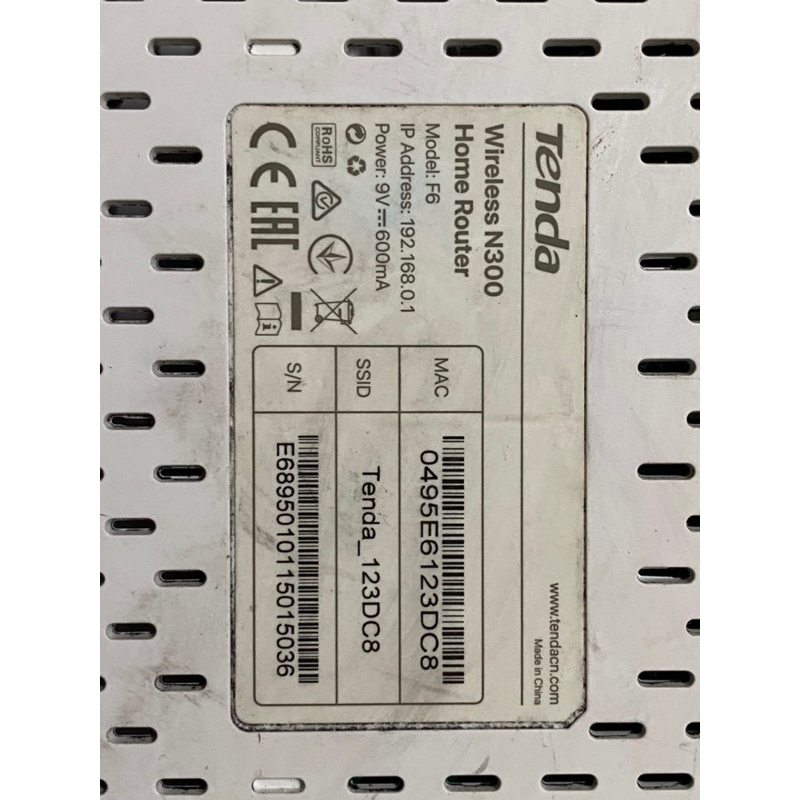 Bộ phát wifi Tenda F6 300mbps