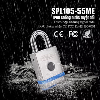 Ổ KHOÁ THÔNG MINH MLOCK SPL 105/55 MỞ KHOÁ 4 CHỨC NĂNG CHẤT LIỆU INOX 304 CHÍNH HÃNG NHẬP KHẨU ĐỨC