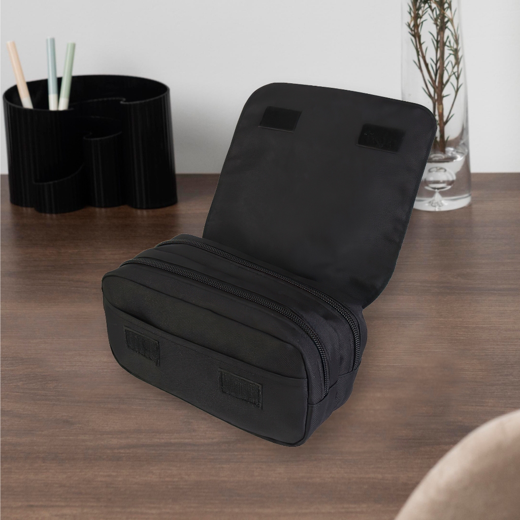 Hộp Bút Hình Minecraft, Túi Đựng Bút Bằng Vải Hai Lớp Đa Năng Độc Đáo