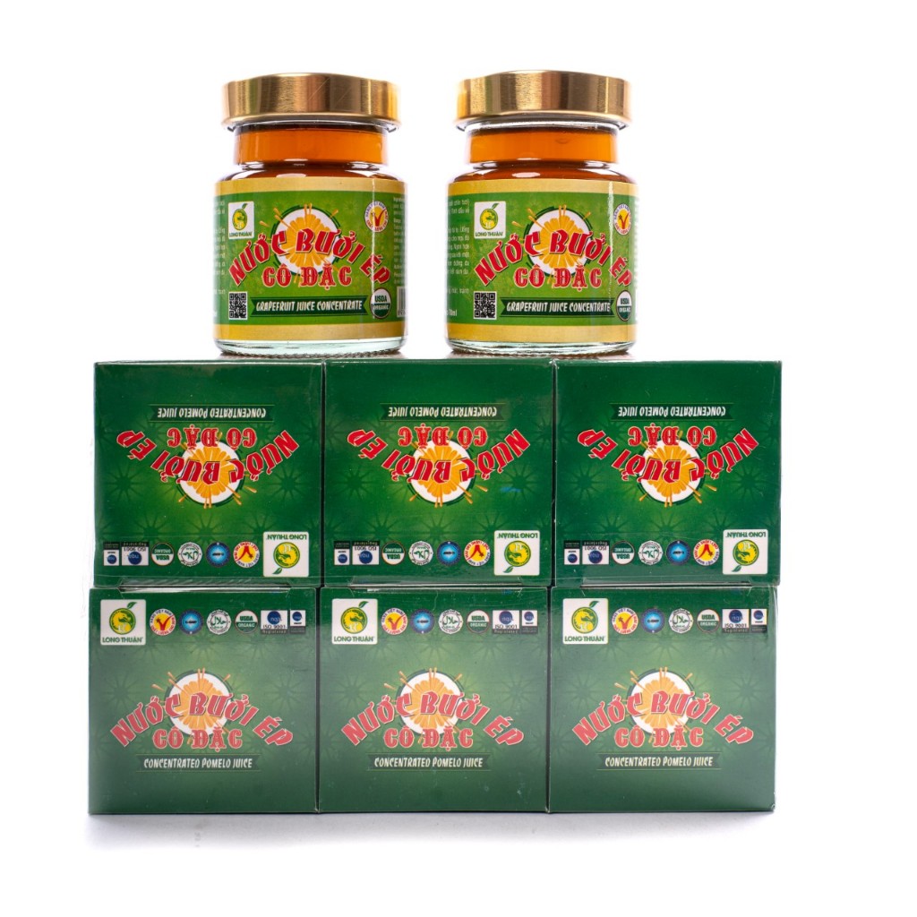 Combo Giảm cân Long Thuận (6 hủ Nước Bưởi Ép Cô Đặc)