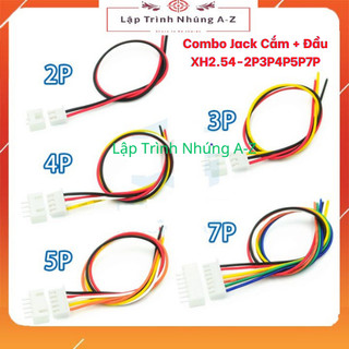 Combo jack cắm + đầu xh2.54 2p 3p 4p 5p 6p 7p 8p