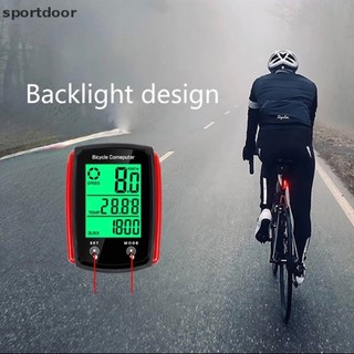 Đồng hồ đo tốc độ xe đạp thể thao cao cấp chống nước có led nền Bicycle Computer 01