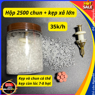 Hộp chun kẹp hạt xả câu cá loại lớn  kẹp hạt xả kiểu mới   ĐỒ CÂU NGUYỄN   