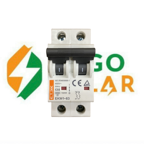 Cầu dao Aptomat CB AC 1 Pha 25A 32A 40A 63A 125A ETEK