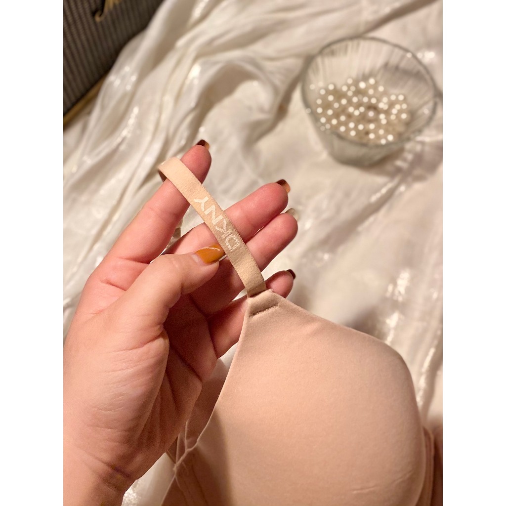 Áo ngực nữ thun cotton mút mỏng hồng nude có gọng xuất dư mặc hàng ngày thoải mái cho nữ
