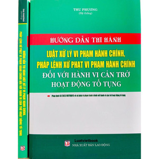 Sách- hướng dẫn thi hành luật xử lý vi phạm hành chính, pháp lệnh xử phạt vi phạm hành chính đối với hành vi cản trở....