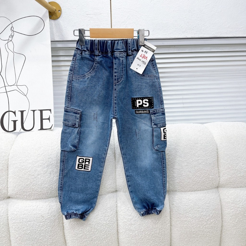 Quần Jean Trẻ Em Quần Bò Cho Bé Trai Và Bé Gái Chất Vải Mềm Mịn Thời Trang Trẻ Em