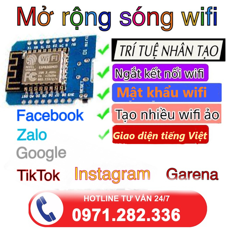 Mạch mở rộng sóng wifi