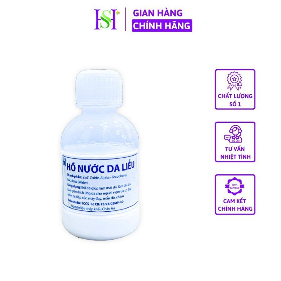 Hồ nước da liễu HS+ (30ml) - bôi viêm da cơ địa, viêm da tiếp xúc, mày đay, mẩn đỏ, chàm