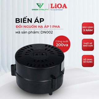 Đổi nguồn lioa - biến áp tự ngẫu 200va - nguồn vào 220v/ ra 100v, bảo hành 3 năm.