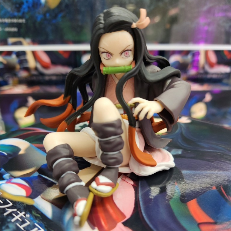 Demon Slayer -  Nezuko Kamado Perching Noodle Stopper Figure