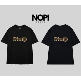 ÁO THUN STUSSY C. CAMO FORM RỘNG NAM NỮ UNISEX VẢI COTTON CAO CẤP 280GSM DÀY DẶN - NOPI STORE