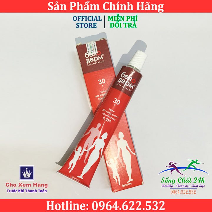 Kem Mỡ Bôi Da Đa Zi Năng Beloderm Belosalic 30G Từ Nga - Sống Chất 24h