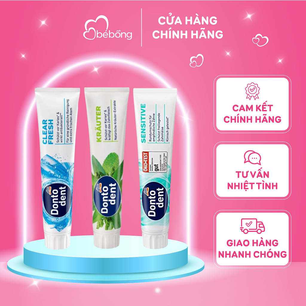 Kem đánh răng Dontodent thảo dược 125ml