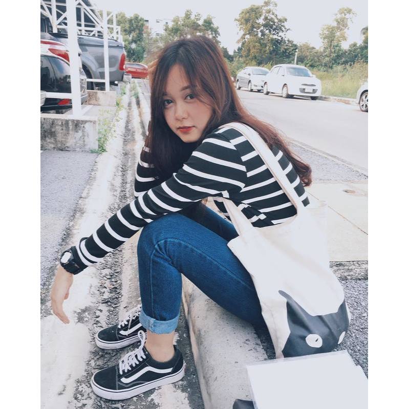 Giày Vans Vault Old Skool Bản Chuẩn, Giày Thể Thao Sneakers Nam Nữ Vans Đen Vạch Trắng Nam Nữ Phổ Thông Basic