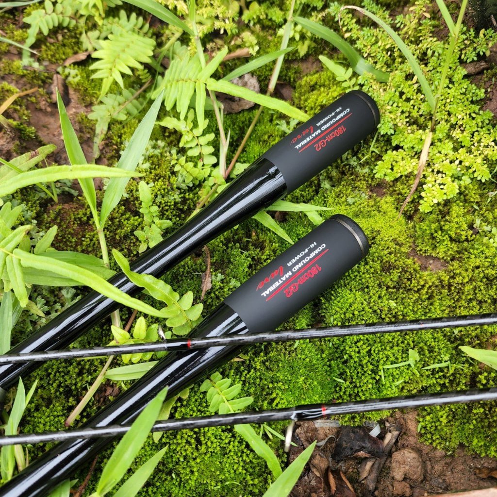 Cần câu lure máy ngang và máy đứng carbon Hi Power đầu bu chống xoắn