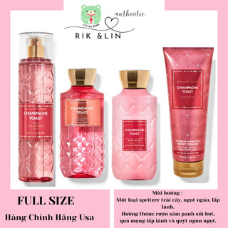 FULLSIZE Body mist Toàn Thân & Gel tắm Bath & Body Works Champagne Toast