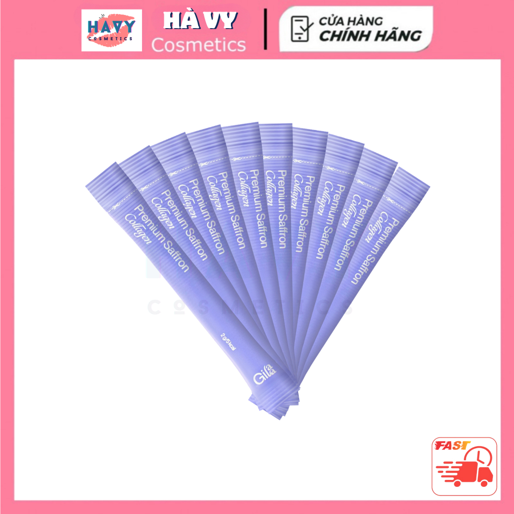 Bột Uống Collagen Cao Cấp Kết Hợp Saffron Gilaa