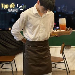 Tạp Dề BASIC phù hợp phục vụ, pha chế Dáng Ngắn
