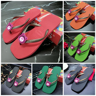 Dép kẹp nữ charm gấu dâu , dép lào nữ nhiều màu from rộng , dép xỏ ngón đủ màu thời trang .