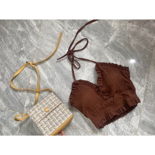 Áo 2 dây croptop