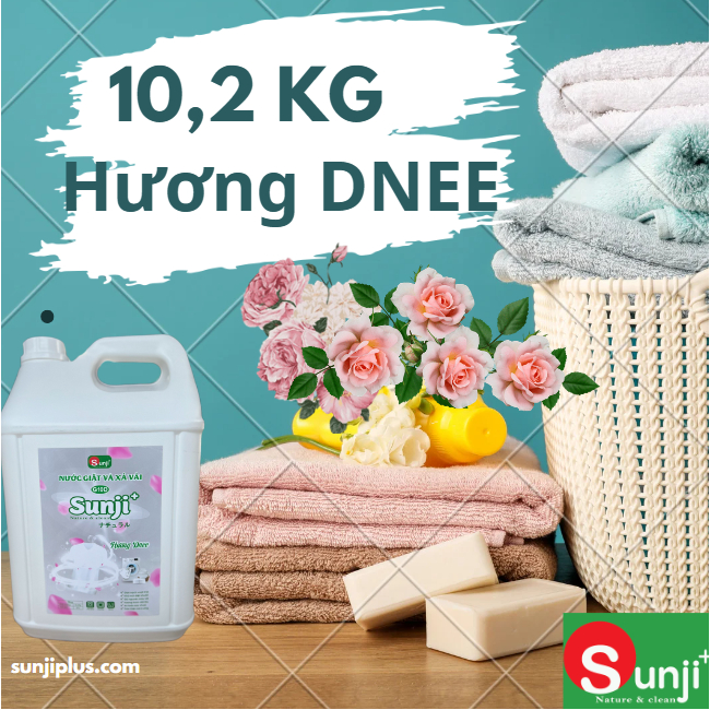 10,2 KG Nước Giặt Sinh Học - Chất lượng Nhật Bản . chuyên dụng cho khách sạn, tiệm giặt là ( siêu tiết kiệm)