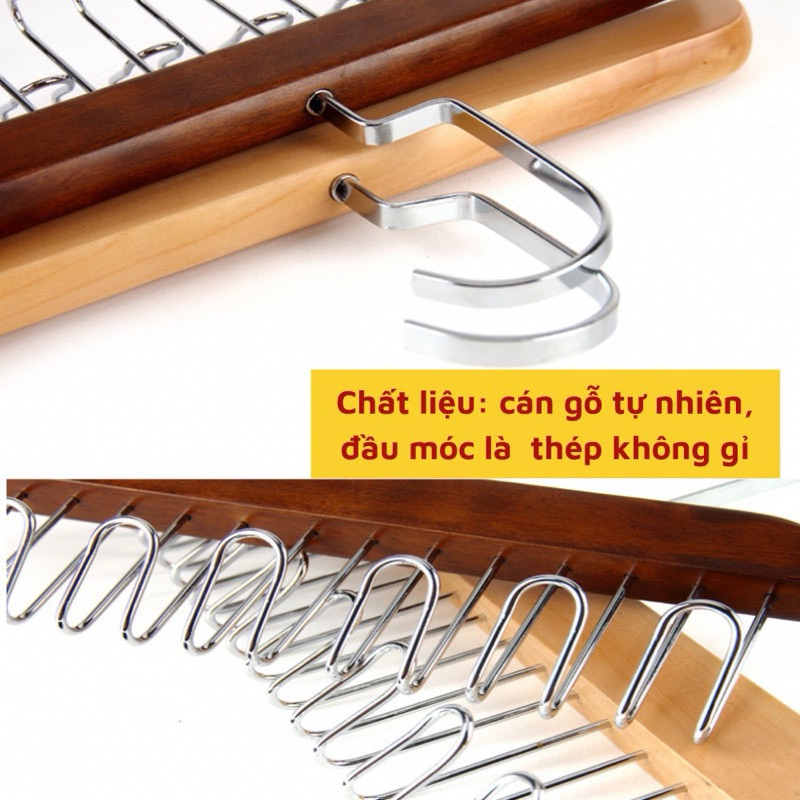 Móc gỗ treo quần áo bra