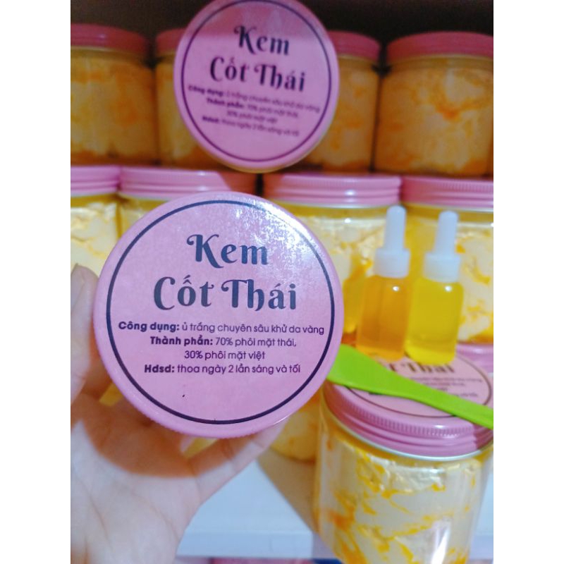 Kem body Cốt Thái 200g kèm 2serum dưỡng trắng